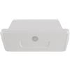Generic Vano Portaoggetti in Plastica con Serratura con Portabicchieri Durevole Vano Portaoggetti Marino per Barche e Yacht Costruzione in ABS (White)