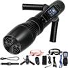 Generic Scooter Subacqueo da 500/700 W, Sea Scooter con Propulsione ad Acqua e Batteria da 10.000/16.000 mAh, Controllo a 9 velocità, profondità Fino a 30 m e Autonomia di 130 Minuti per Sport 10000mAh-500w