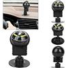 Yosoo Health Gear Sfera Guida Bussola per Auto, Strumento di Navigazione Portatile in ABS con Ventosa, Confezione da 2 6 X 3 X 3 Cm, Rilevatore di Direzione Compatto per Cruscotto Auto Escursionismo