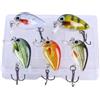 NUEAYMS Crankbait - 5 esche artificiali morbide, dure, piccole esche morbide