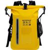 Amagogo Borsa Impermeabile, Zaino Impermeabile 25L, Borsa Pratica, Borsa Impermeabile Traspirante, Borsa da Nuoto per Kayak, Canottaggio, Nuoto, Surf, Giallo