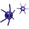 Marchfunny Manopola di ricambio in metallo a sei stelle per mulinelli da baitcasting Daiwa, Steez, Zillion, con sistema di regolazione del freno di precisione, colore blu scuro (viola notte scuro)