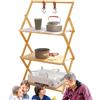 Generico Tavolo Cucina Campeggio Pieghevole - Metallo | Mobiletto Scaffale Multiplo | Organizzatore Picnic Estetica Regalo Kit PRO Cottura Esterna Escursione