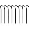 DJSKLDF Picchetti da Tenda 8-Pack High-Strength Aluminum Alloy Outdoor Camping Tent Pegs Stakes Nails Ground Spike for Canopy(Red)