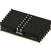 Kingston Technology Kingston FURY Renegade Pro - DDR5 - kit - 128 GB: 8 x 16 GB - DIMM 288-PIN - 6000 MHz / PC5-48000 - CL32 - 1.35 V - registrato - on-die ECC - nero KF560R32RBEK8-128