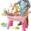 Generico Tavolo Ad Acqua per Bambini, Set Tavolo Giochi con Sabbia E Acqua, Giocattolo con Acquas Corrente, 54x29x53 Cm Gioco di Pesca E Scivolo per Bambini E Bambine Dais 3 agli 8 Anni