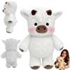 Generico Peluche Che Corre, 45cm Peluches Di Cinghiale, Adorabile Animale Peluche Muccas Pelosa, Running Highland Cow Plush, Peluches Interattivi con Zampe Mobili per Alleviare lo Stress