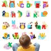 Generico Puzzle Alfabeto Per Bambini - Giochi Educativi Animali In Legno | Gioco Didattico Unisex Per Età 3+ Anni Casa Scuola Viaggi Interni Esterni