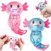Xionghonglong 2 Pezzi Squeeze Giocattoli,Axolotl Squeeze Toy,Axolotl Squishy,Antistress Squeeze Toys,Squishy antistress,Palline antistress per adulti,Palline Giocattolo Anti-stress per Spremere e Rilassare