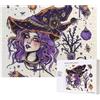 kkvhhyuo Magic Witchcraft - Puzzle da 500 pezzi per adulti, puzzle colorati per la decorazione della casa, regali per la famiglia, perfetto per serate di gioco