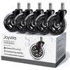 Joyvita 5 Rotelle da Ufficio SOLO per IKEA Sedie, Ruote con Stelo di 10 mm*22...