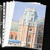 Yonality buste perforate trasparenti, 100 buste per raccoglitori ad anelli a4...