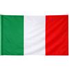 Generico Bandiera Italiana 90x150cm, Tricolore Verde Bianco Rosso, Poliestere, per Mon...