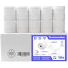 SWIPARO® Rotoli carta termica 80x80x12 Rotoli Cassa 80x80 Termica Fiscale ...