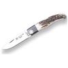 joker Coltello tascabile da caccia lombo dentato, corna di cervo, ghiera gran...
