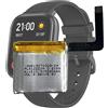 MUKUZI Batteria compatibile con AMAZfit GTS 1S, C17, A2021, A1969, A1914, A19...