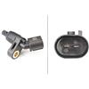 HELLA 6PU 009 106-071 Sensore, N° giri ruota - 12V - 2a... poli