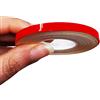 4R Quattroerre.it 10467 Trim Stripes Strisce Adesive per Auto, Rosso, 5 mm x 10 mt