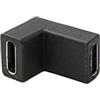 System-S Adattatore USB 3.1 tipo C femmina a femmina cavo angolare nero