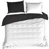 Eurofirany Biancheria da letto NOVA3 colore bianco/nero 220x200