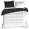 Eurofirany Biancheria da letto NOVA3 colore bianco/nero 180x200