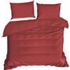 Eurofirany Biancheria da letto NOVA3 rosso 180x200 + 2x70x80
