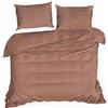 Eurofirany Biancheria da letto in raso 160x200 Nova marsala double-face Eurofirany