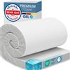 aktiv shop GmbH ELONEO gel topper 90x190cm, topper per materasso in gel memory foam alto 8 cm, rivestimento in rete 3D traspirante, comodo topper per materasso per il letto