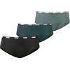 Puma Pantaloni Hipster da Donna (Confezione da 3), Green Combo, S