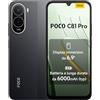 XIAOMI POCO C81 Pro Smartphone 4+256GB, Batteria da 6000mAh(typ) Display immersivo 6,9 con refresh rate 120Hz, Fotocamera AI doppia da 13MP, Design elegante e raffinato, Nero, Garanzia 2 anni+1 anno extra