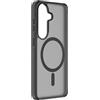cellularline custodia FROSTY MAG per Samsung Galaxy S26 con compatibilità Qi2 e accessori magnetici, retro rigido e bordi in gomma, finitura opaca anti impronta, Nero