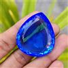 Gravity Gems 130 CT Naturale Topazio Blu Pera Taglio Certificato Brasiliano Raro Loose Gemma