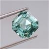 6x6 MM - AAA Naturale Perfetto Ceylon Verde Spinello Loose Taglio Asscher Gemma