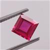 6x6 MM - AAA Naturale Perfetto Ceylon Zaffiro Rosa Loose Quadrato Gemma Taglio