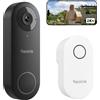 Reolink 5MP Videocitofono WiFi 2,4/5 GHz con Chime, Rilevamento e Avvisi di U...