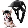 Generico Casco da moto per cani | Protezione Ammortizzante Regolabile EVA Leggera,Casco da Moto per Animali,Per Passeggiate In Giardino E Attività All'Aperto, Razze Piccole, Medie E Grandi