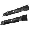 Chuuparts 2 lame ad alto sollevamento AM141034 AM141032 compatibili con tosaerba John Deere 100 102 105 115 125 135 D105 D100 D110 D120 D125 D130 E100 E110 E110 E110 20 E1. 30 L100 L108 L110 L111 L118