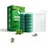Dyiouxin Repellente per Topi Naturale,12pc Repellente Topi,disabituante con Olio di Menta piperita,Ideale per Casa, Garage e Auto