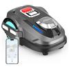 YARDCARE N1600PRO Robot Tagliaerba Senza Filo Perimetrale, fino a 1600 m², Navigazione RTK con Riconoscimento 3D dell'Ambiente, Rilevamento di oltre 300 Ostacoli, Controllo tramite App