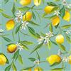 VEELIKE Carta da Parati Limone Frutta Verde Carta da Parati Floreale Verde 44,5 cm x 300 cm Tropicale Fotomurale da Parete Cucina Bagno Impermeabile Decorazione Camera da Letto Soggiorno Armadio