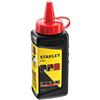 STANLEY 1-47-804 Flacone Polvere per Tracciare, 225 g, Rosso
