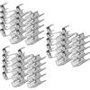 Offgridtec 30 pz. Gancio da tetto inox, montaggio solare regolabile in 3 direzioni, acciaio VA 5 mm, regolazione altezza 45-60 mm, per tetti in tegole/scandole e profili in alluminio 4x4