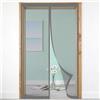 WUXXIANG Tenda Zanzariera Porta 60 x 285 cm Facile da Installare, Chiusura Automatica, Mantiene L'Aria Fresca, Maglia Fine, Anti Insetti Tende Antizanzare per Porte Scorrevoli, Grigio