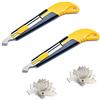 YouU 2 Taglierino Pieghevole, Taglierina Acrilica Dello Strato del Plexiglass, Coltello Portabile,Perspex cutter taglio Cutter Multifunzione con 10 Lame di Ricambio