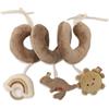 Jollein Activity Spiral Baby - Kangaroots - Giocattolo per bambini per seggiolino auto e box - Con anelli di fissaggio - Stimola i sensi e le capacità motorie - Giocattolo sensoriale per bambini