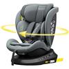 Reecle I-Size 360 Girevole Seggiolino Auto con ISOFIX, 40-150cm(Gruppo 0 + 1/2/3, 0-36 kg), ca. 0-12 anni (Grigio)