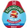 Robinsons Mini - Senza zuccheri aggiunti - a basso contenuto calorico - Frutta estiva - produce 20 bevande per confezione