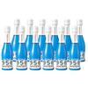 Sim&Cake 958 Santero Blu Dolce Mini Bottiglie 20cl x12 - Spumante Dolce dal Colore Blu, Idea Bomboniera per Matrimonio, Laurea, Compleanno, Party ed Eventi - Selezione Sim&Cake