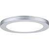 Paulmann 93098 Pannello LED a incasso 2in1 Cover-it 225 mm tondo 1x16,5 W luce bianca naturale cromo opaco plastica apparecchio da incasso 4000 K