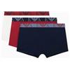 Emporio Armani Bold Monogram - Boxer da Uomo, Confezione da 3, Blu, XXL, Blu, XXL